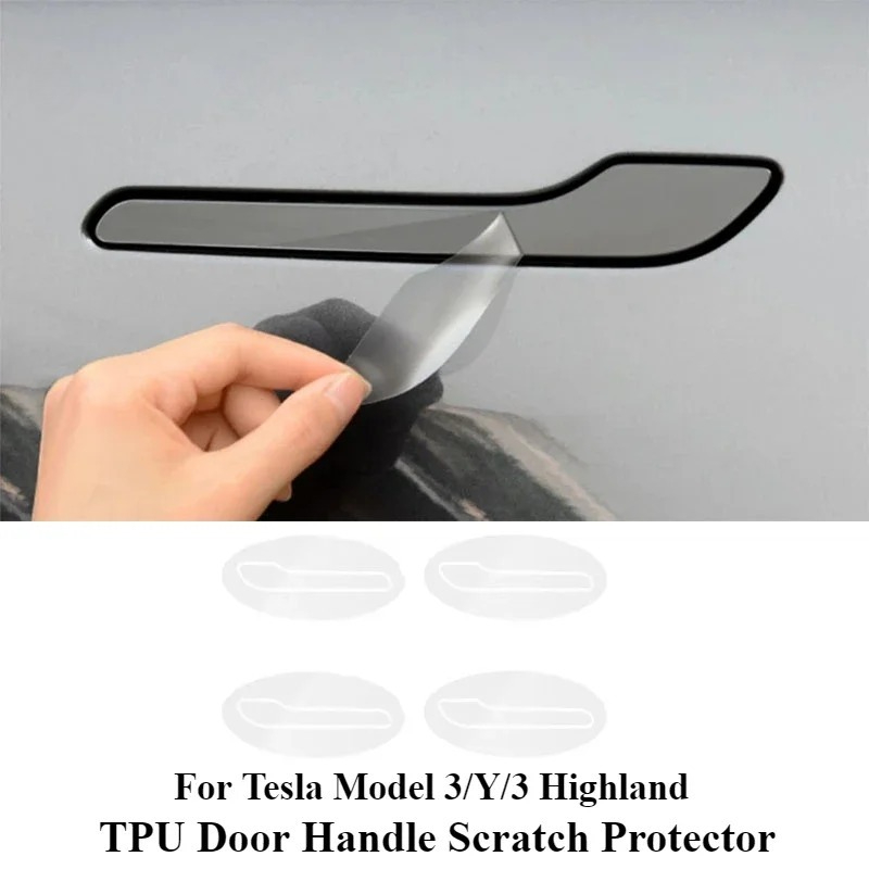 Car Door Handle Protector - For Tesla Model 3 Y Juniper