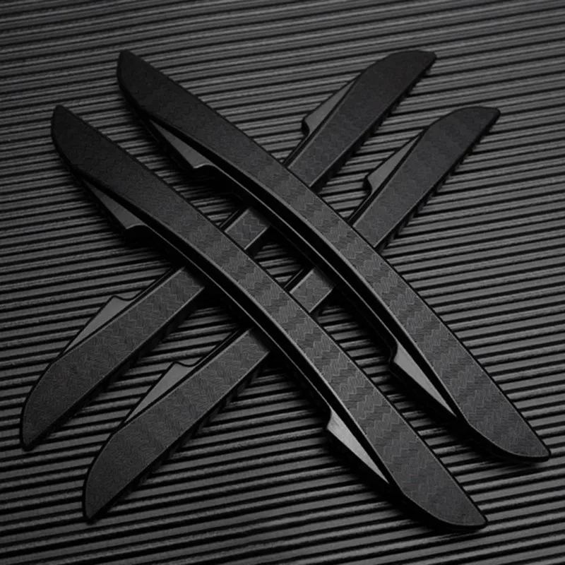Car Door Handle Protector - Car Door Black Anti-collision Protector Bar