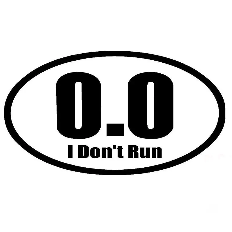 Car Accessories On Amazon - New Design 0.0 I Don't Run