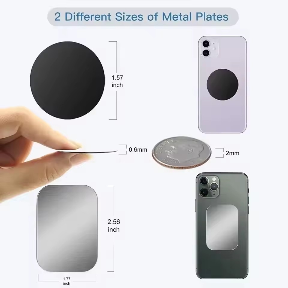 5/10pcs Magnetic Metal Plate D - Car Accessories Phone Holder review and price