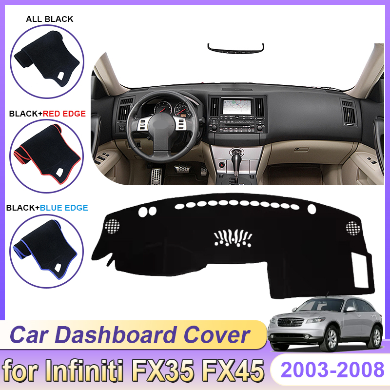 For Infiniti FX35 FX45 2003~20 - Car Anti-Slip Dashboard Mat review and price
