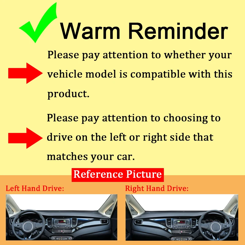 Car Dashboard Cover For Hyunda - Car Anti-Slip Dashboard Mat review and price