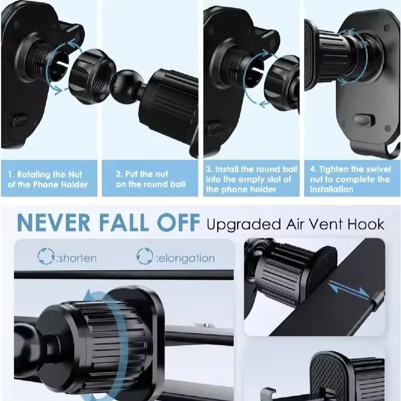 Car Phone Holder Car Air Vent  - Car Accessories Phone Holder review and price