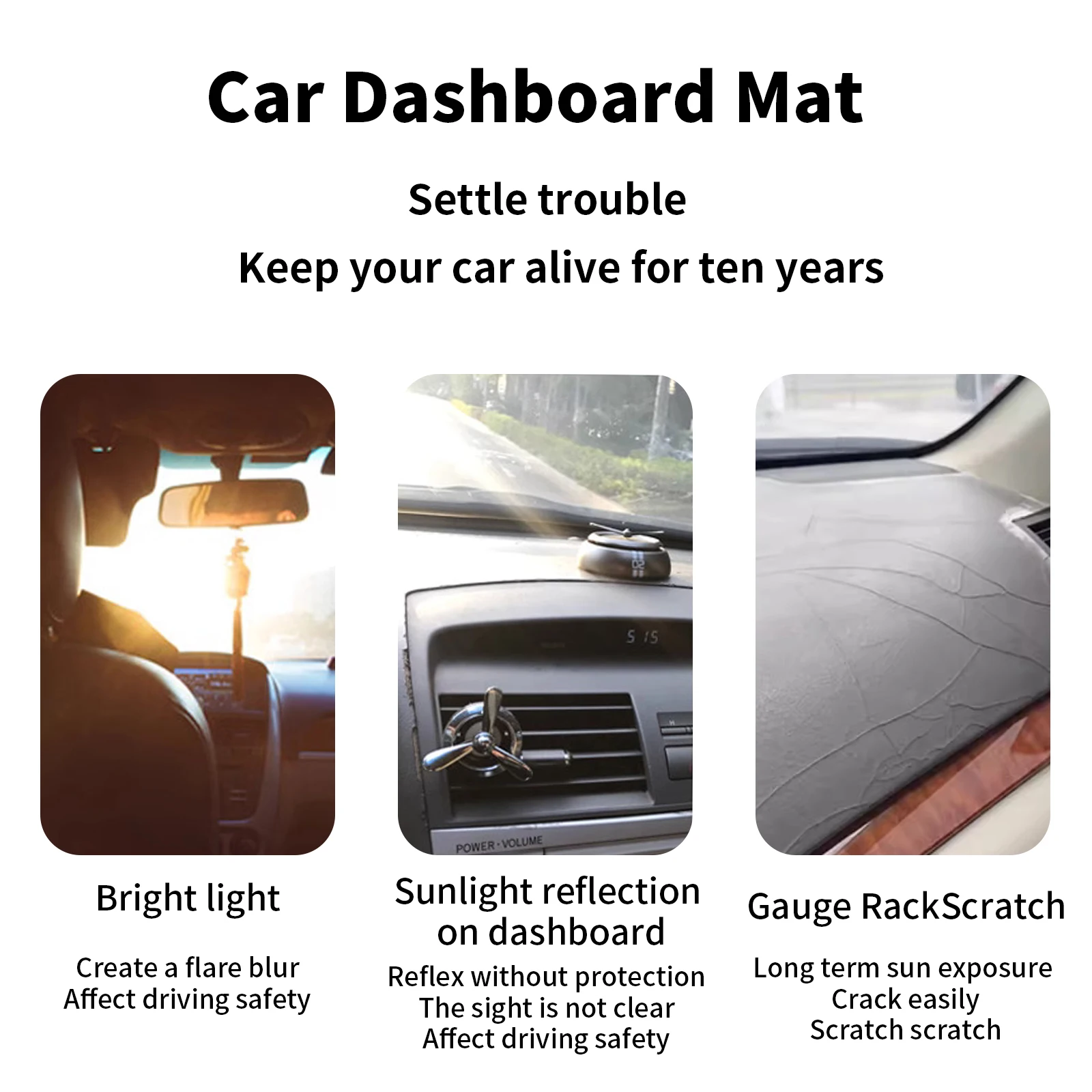 Fit for Geely EX2 Proton EMas  - Car Anti-Slip Dashboard Mat review and price