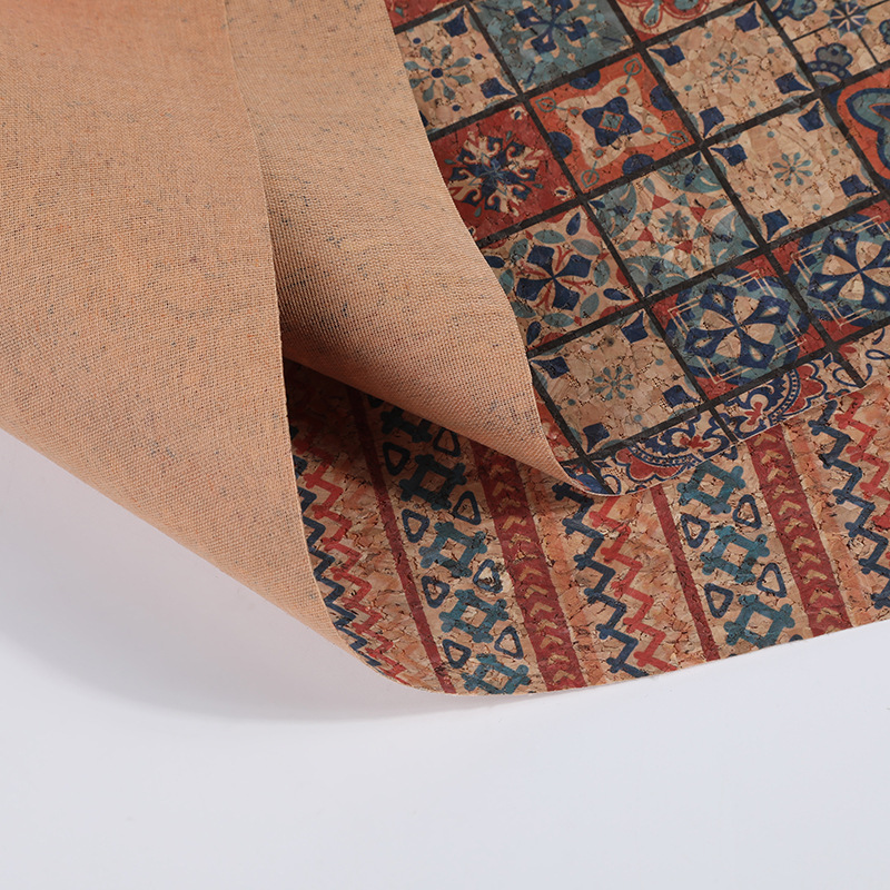 Cork Printed PU Leather Fabric - Car Accessories Cork review and price