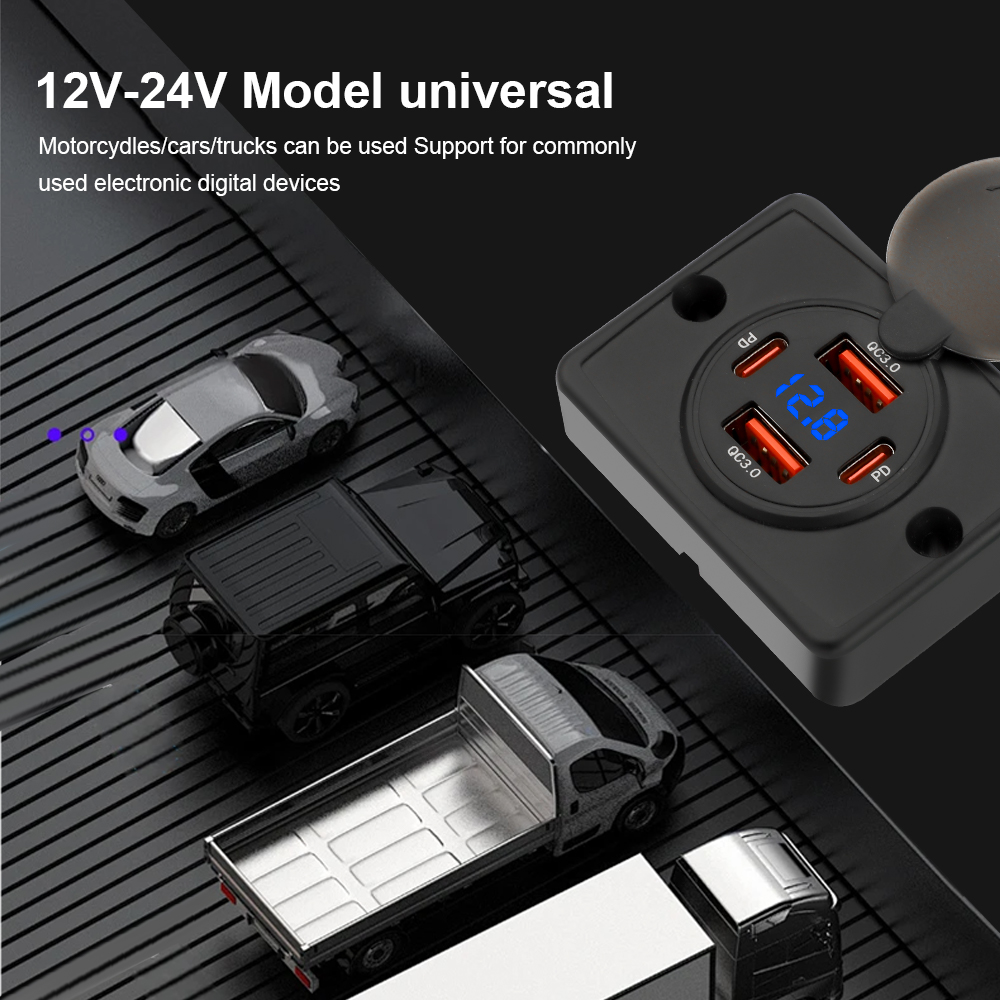 KEBIDUMEI PD+QC 4 Ports Car Ch - Car Accessories Qc review and price