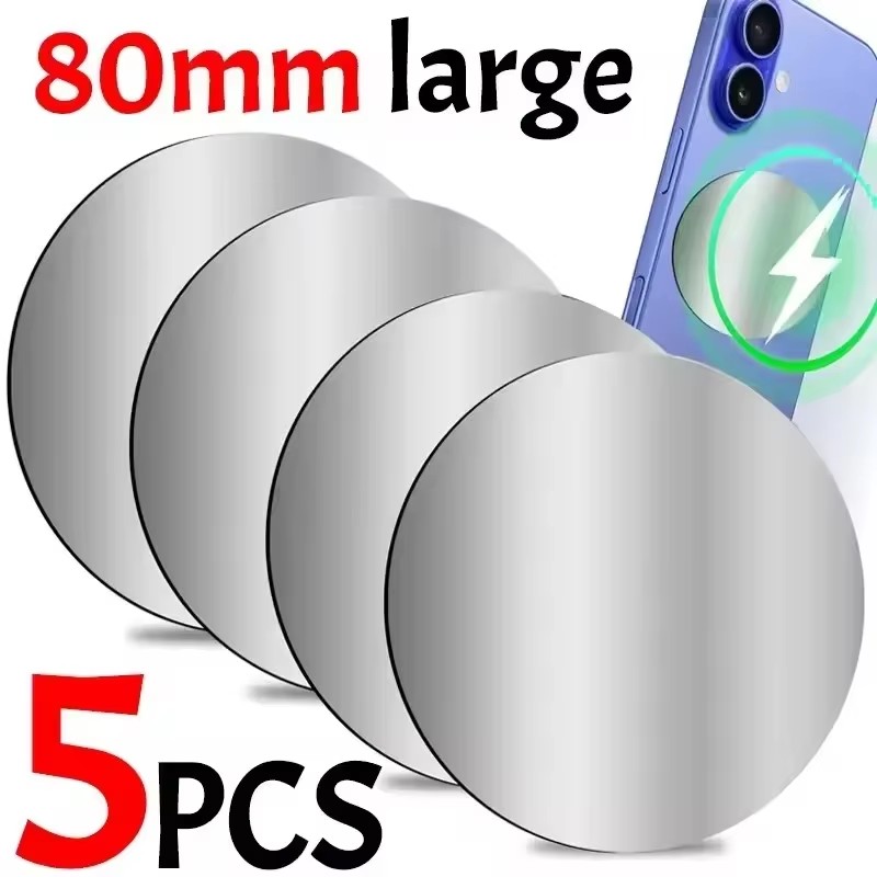 1-5PCS 8CM Magnetic Metal Plat - Car Accessories Phone Holder review and price