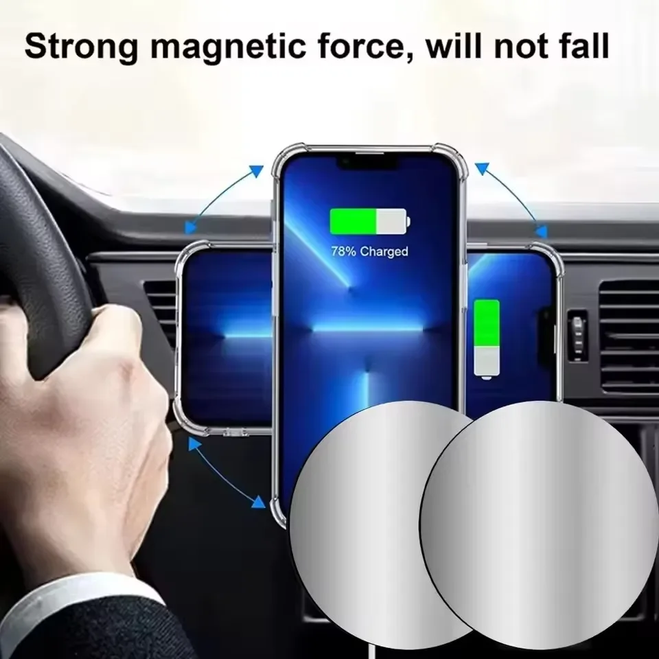 1-5PCS 8CM Magnetic Metal Plat - Car Accessories Phone Holder review and price