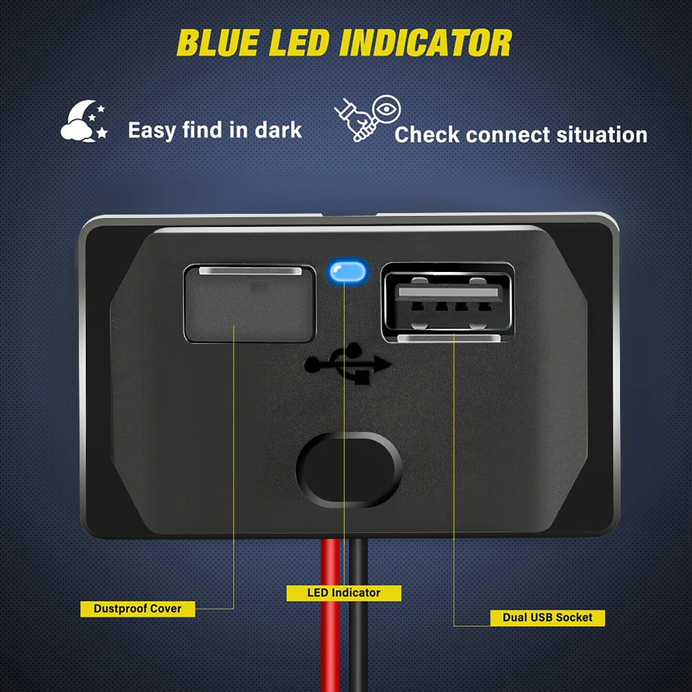12V-24V USB Fast Car Charger O - Car Accessories Qc review and price