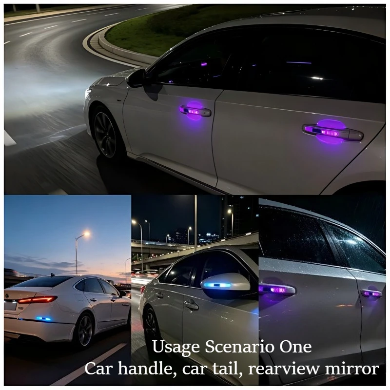 1Pc Solar LED Strobe Flash Lig - Car Door Handle Protector review and price