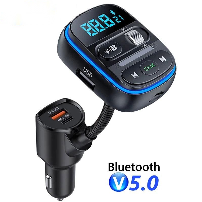 T77 Bluetooth 5.0 FM Transmitt - Car Accessories Qc review and price