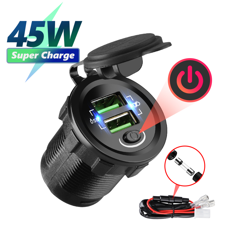QC3.0 36W Car Usb Charger Auto - Car Accessories Qc review and price
