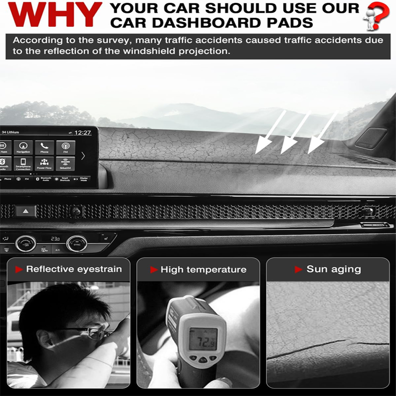 Anti-Glare Dashboard Cover Das - Car Anti-Slip Dashboard Mat review and price