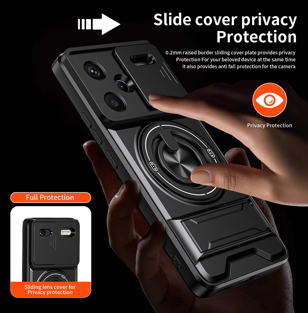 Lens Slide Camera Phone Case f - Car Accessories Phone Holder review and price