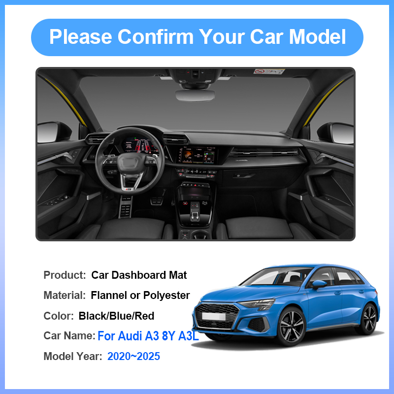 Sunshield Pad Sticker For Audi - Car Anti-Slip Dashboard Mat review and price